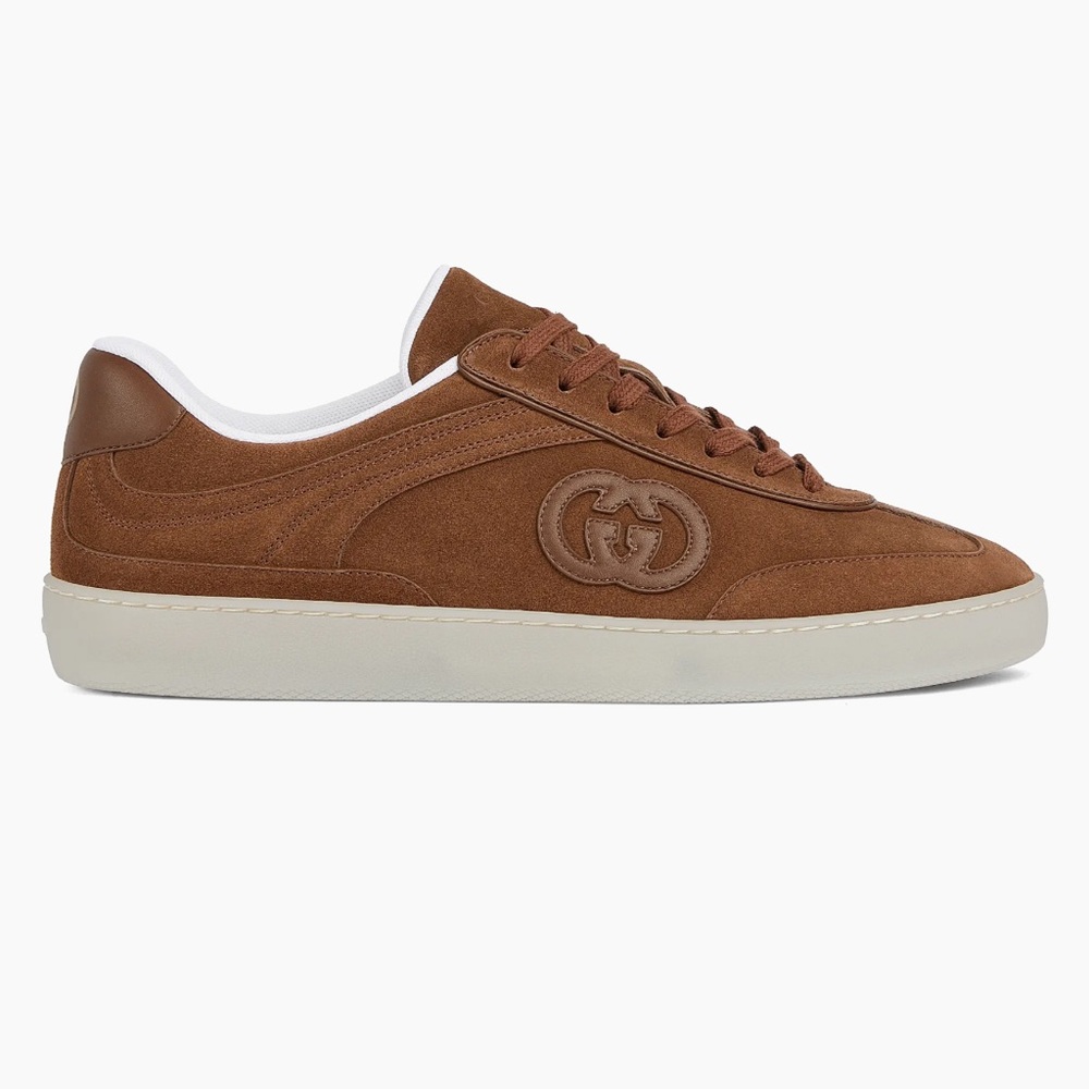 Gucci G75 sneakers Tan Suede Sneakers - Picture 8 of 8